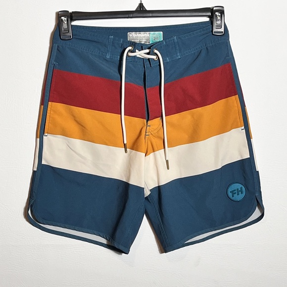 FastHouse Men's Colorblock Swim Shorts sz 28 - Picture 2 of 10